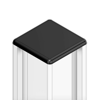 60-060-1 MODULAR SOLUTIONS POLYAMIDE PART END CAP 32MM X 32MM BLACK